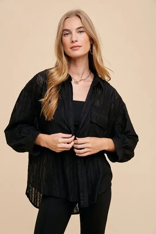 Black Button Down Shirt